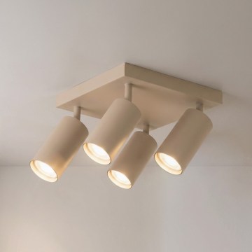 Brilagi - Punktvalgusti SELE SQUARE 4xGU10/30W/230V beež