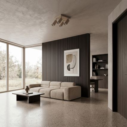 Brilagi - Punktvalgusti SELE SQUARE 4xGU10/30W/230V beež