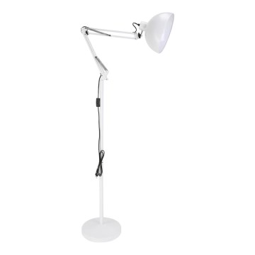 Brilagi - Reguleeritav põrandalamp TASKER 1xE27/60W/230V 157 cm valge