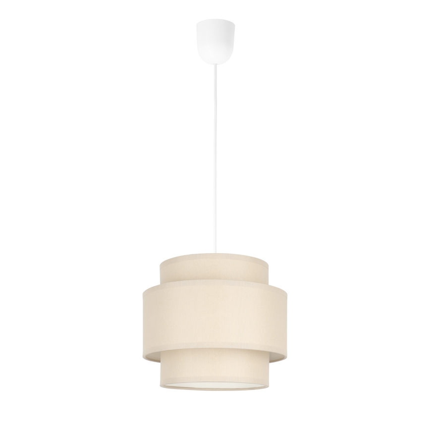 Brilagi - RESNA laelamp riputuskaabliga 1xE27/60W/230V, läbimõõt 20 cm, beež