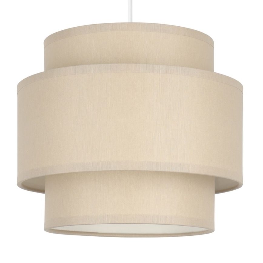 Brilagi - RESNA ripplamp kaablil 3xE27/60W/230V, Ø 45 cm, beež