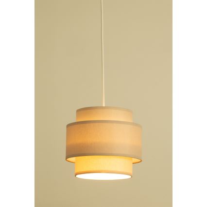 Brilagi - RESNA ripplamp kaablil 3xE27/60W/230V, Ø 45 cm, beež