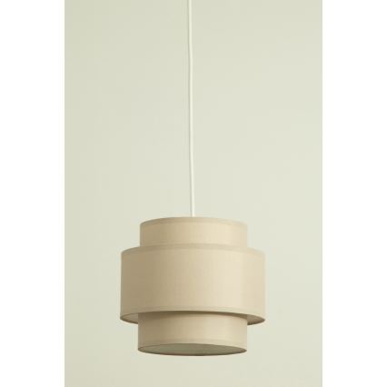 Brilagi - RESNA ripplamp kaablil 3xE27/60W/230V, Ø 45 cm, beež