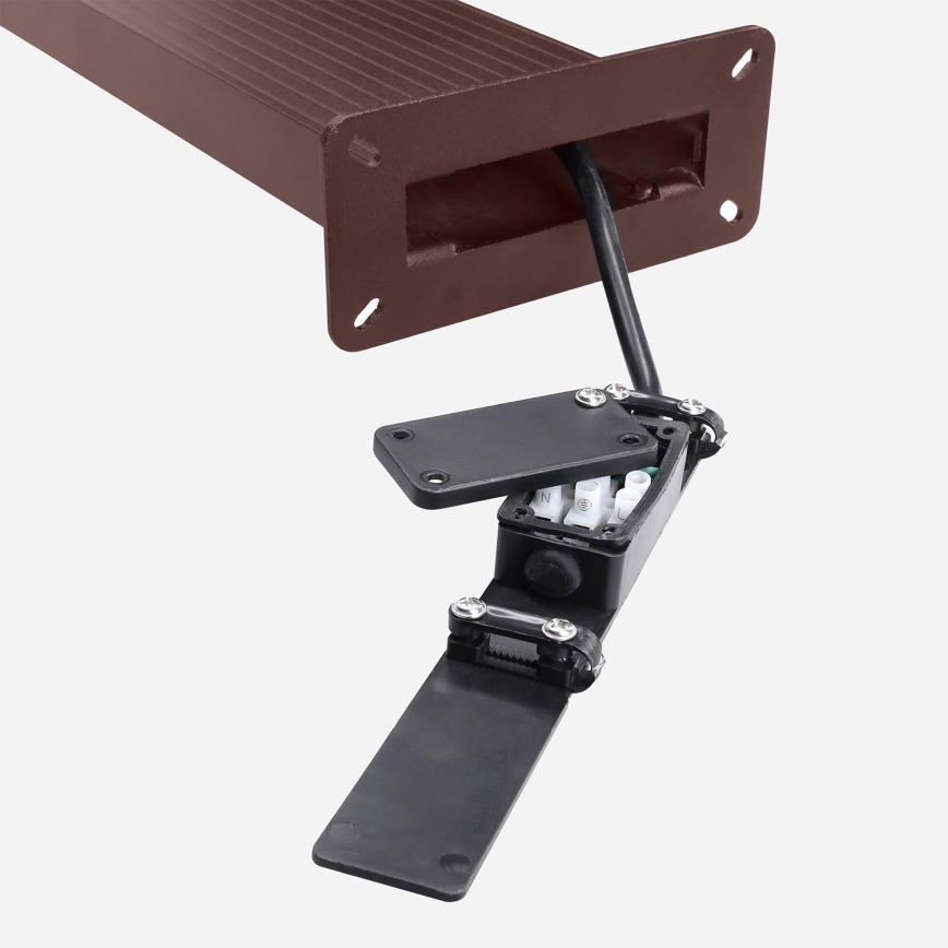 BRILAGI - RIANO LED välisvalgusti, 8 W, 230 V, pruun, IP65, 80 cm