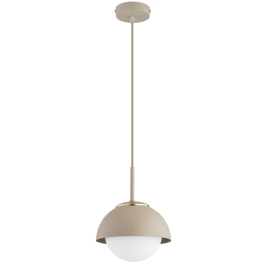 Brilagi - ripatslamp kaabliga COSMO 1xE27/60W/230V, läbimõõt 18 cm, beež/kuldne