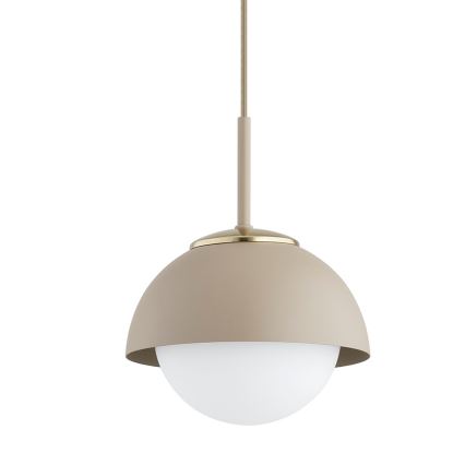 Brilagi - ripatslamp kaabliga COSMO 1xE27/60W/230V, läbimõõt 18 cm, beež/kuldne