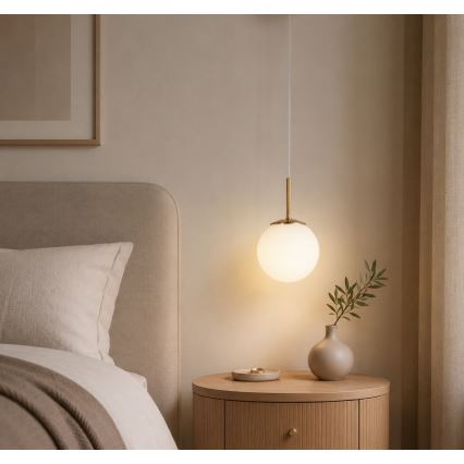 BRILAGI - Ripatslamp kaabliga MILO 1xE27/60W/230V kuldne