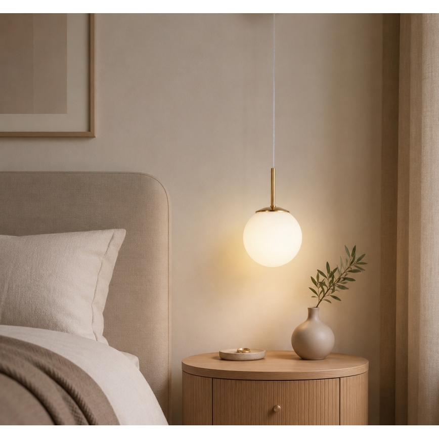 BRILAGI - Ripatslamp kaabliga MILO 1xE27/60W/230V kuldne