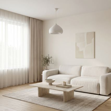 Brilagi - Ripatslamp kaabliga WABI SABI 1xE27/40W/230V läbimõõt 32 cm valge