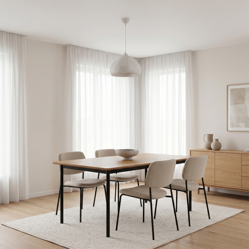 Brilagi - Ripatslamp kaabliga WABI SABI 1xE27/40W/230V läbimõõt 32 cm valge