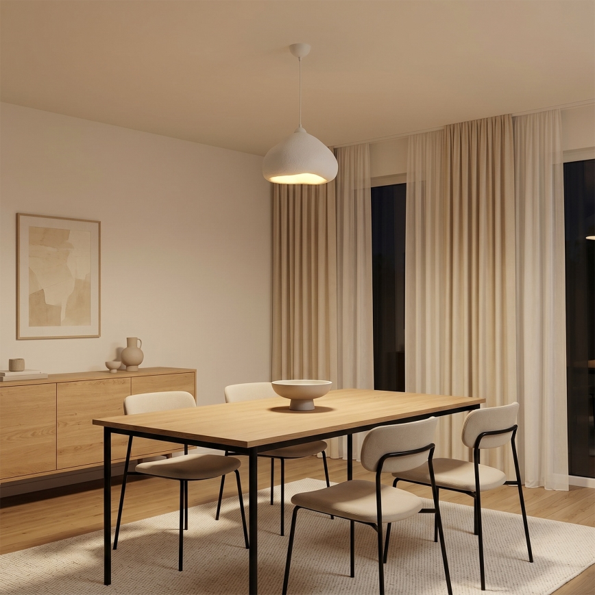 Brilagi - Ripatslamp kaabliga WABI SABI 1xE27/40W/230V läbimõõt 32 cm valge