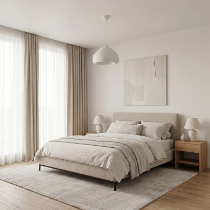 Brilagi - Ripatslamp kaabliga WABI SABI 1xE27/40W/230V läbimõõt 32 cm valge