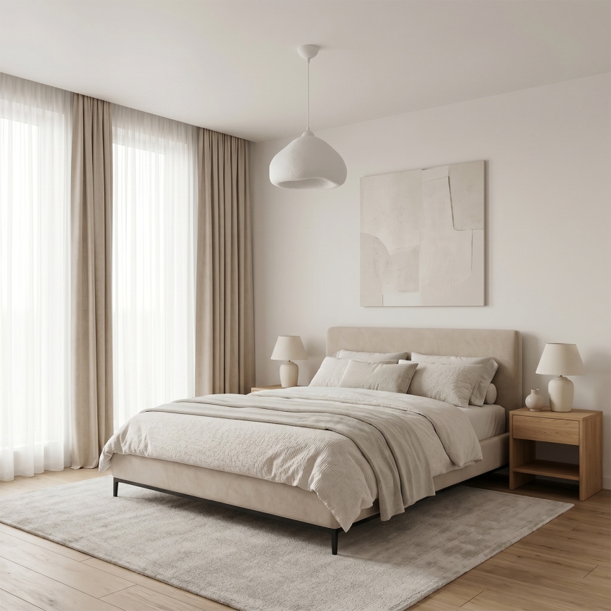 Brilagi - Ripatslamp kaabliga WABI SABI 1xE27/40W/230V läbimõõt 32 cm valge