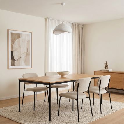 Brilagi - Ripatslamp kaablil WABI SABI 1xE27/40W/230V, läbimõõt 52 cm, valge