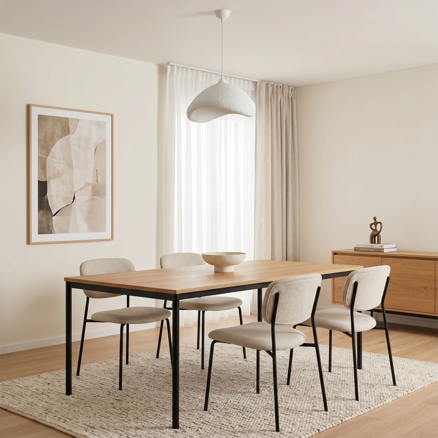 Brilagi - Ripatslamp kaablil WABI SABI 1xE27/40W/230V, läbimõõt 52 cm, valge