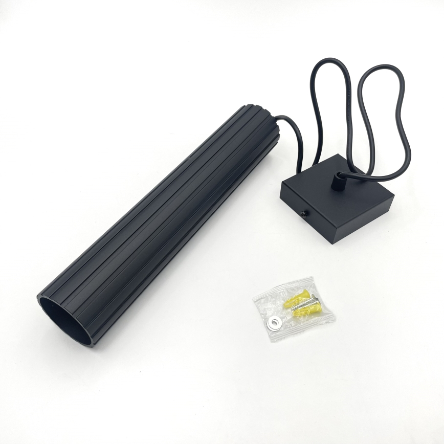 Brilagi - Ripatsvalgusti kaabliga CRISPINA 1xGU10/10W/230V must