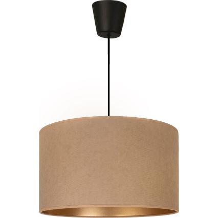 Brilagi - Ripplamp juhtmega VELVET 1xE27/60W/230V Ø 40 cm beež/kuldne