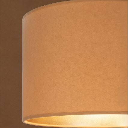 Brilagi - Ripplamp juhtmega VELVET 1xE27/60W/230V Ø 40 cm beež/kuldne