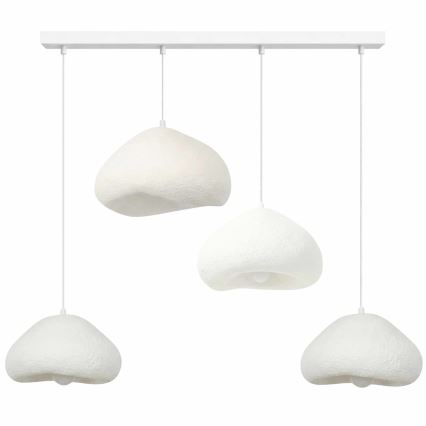 Brilagi - Ripplamp juhtmega WABI SABI 4xE27/40W/230V valge