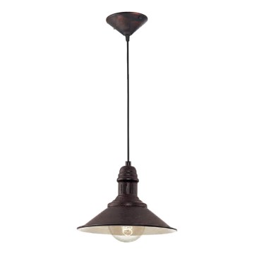 Brilagi - Ripplamp kaabliga FORGE 1xE27/60W/230V, läbimõõt 22 cm, must