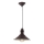 Brilagi - Ripplamp kaabliga FORGE 1xE27/60W/230V, läbimõõt 22 cm, must