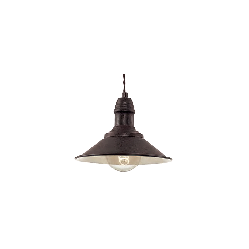 Brilagi - Ripplamp kaabliga FORGE 1xE27/60W/230V, läbimõõt 22 cm, must
