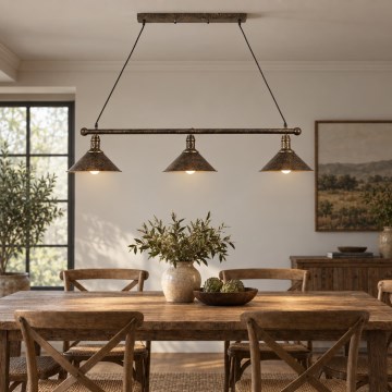 BRILAGI - Ripplamp kaabliga FORGE 3xE27/60W/230V vaskne/patina