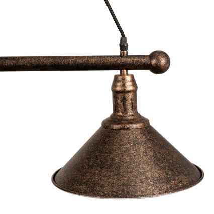 BRILAGI - Ripplamp kaabliga FORGE 3xE27/60W/230V vaskne/patina
