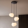 BRILAGI - Ripplamp kaabliga PEBBLES 3xE27/40W/230V, läbimõõt 42 cm, must