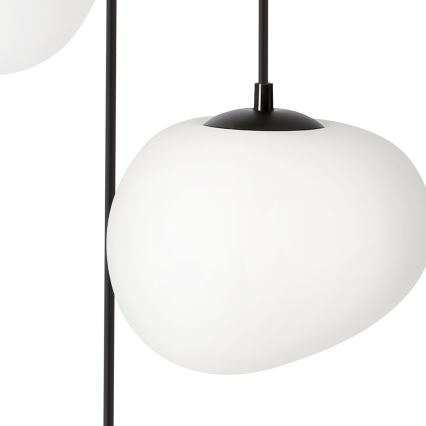 BRILAGI - Ripplamp kaabliga PEBBLES 3xE27/40W/230V, läbimõõt 42 cm, must
