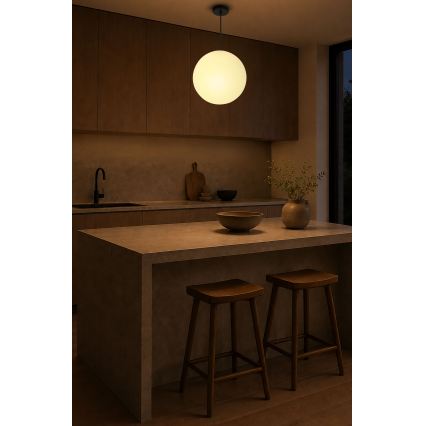 BRILAGI - Ripplamp kaabliga POLOS 1xE27/40W/230V läbimõõt 30 cm must