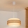 Brilagi - Ripplamp kaabliga SPACE 1xE27/60W/230V, läbimõõt 40 cm, beež/kreem
