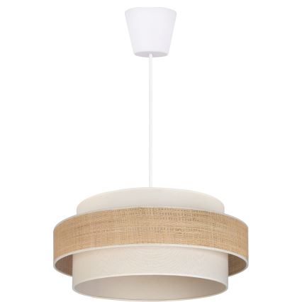 Brilagi - Ripplamp kaabliga SPACE 1xE27/60W/230V, läbimõõt 40 cm, beež/kreem