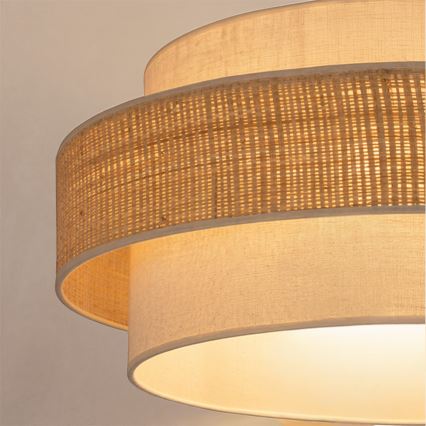 Brilagi - Ripplamp kaabliga SPACE 1xE27/60W/230V, läbimõõt 40 cm, beež/kreem