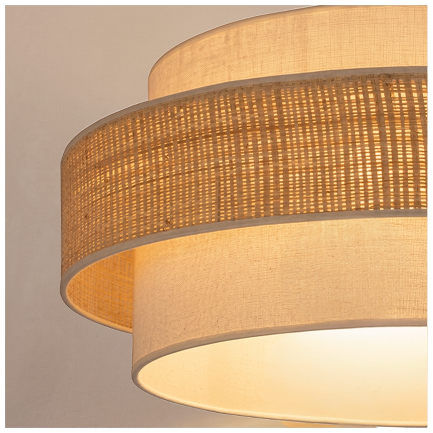 Brilagi - Ripplamp kaabliga SPACE 1xE27/60W/230V, läbimõõt 40 cm, beež/kreem