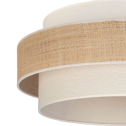 Brilagi - Ripplamp kaabliga SPACE 1xE27/60W/230V, läbimõõt 40 cm, beež/kreem