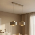 Brilagi - Ripplamp kaabliga SPRING 2xE27/60W/230V beež/kuldne