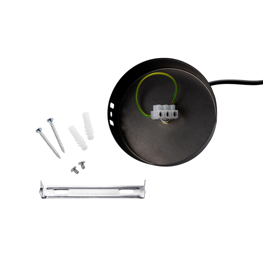 Brilagi - Ripplamp kaabliga WABI SABI 1xE27/40W/230V Ø 35 cm must