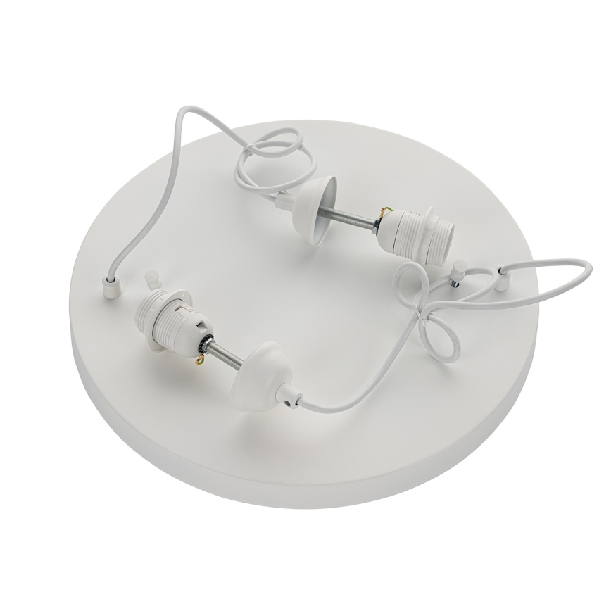 Brilagi - Ripplamp kaabliga WABI SABI 2xE27/40W/230V, läbimõõt 45 cm, valge