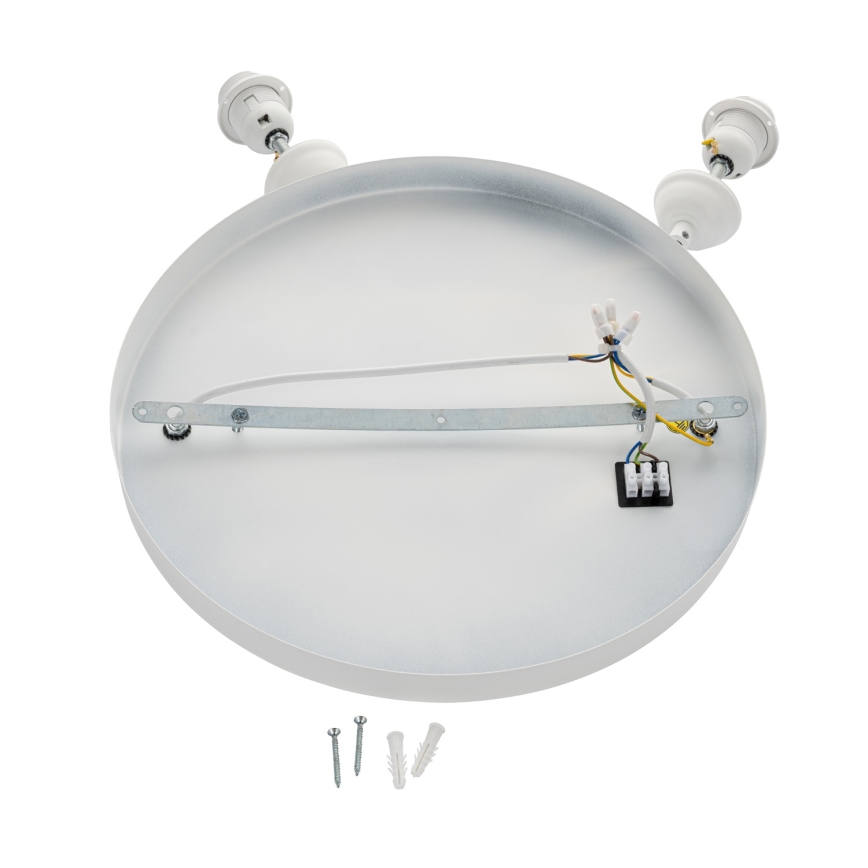 Brilagi - Ripplamp kaabliga WABI SABI 2xE27/40W/230V, läbimõõt 45 cm, valge