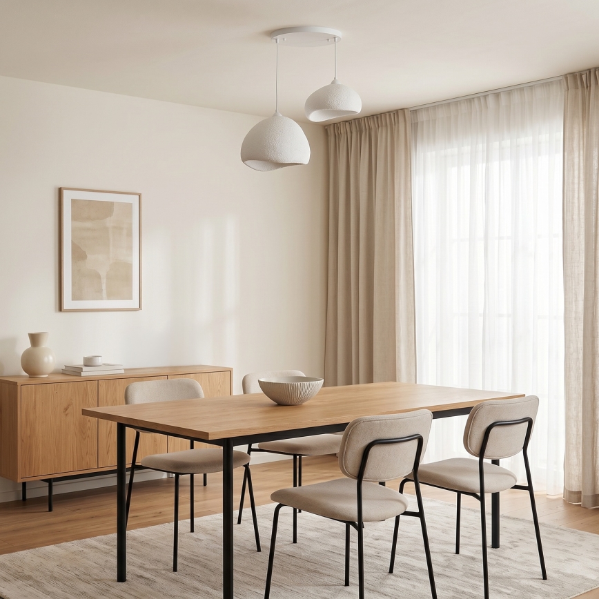 BRILAGI - Ripplamp kaabliga WABI SABI 2xE27/40W/230V läbimõõt 70 cm valge