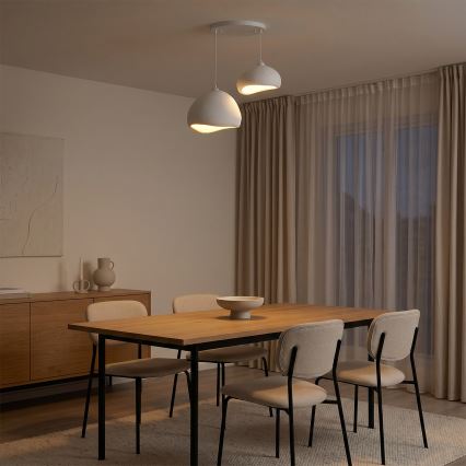 BRILAGI - Ripplamp kaabliga WABI SABI 2xE27/40W/230V läbimõõt 70 cm valge