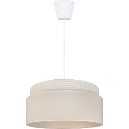 Brilagi - Ripplamp kaablil PADOVA 1xE27/60W/230V, Ø 40 cm, kreemjas