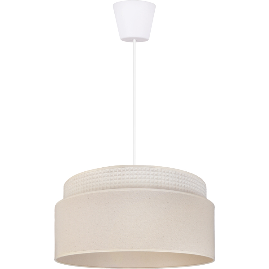 Brilagi - Ripplamp kaablil PADOVA 1xE27/60W/230V, Ø 40 cm, kreemjas