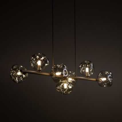 Brilagi - Ripplamp kaablil VULCANO 7xG9/8W/230V beež/suitsune beež