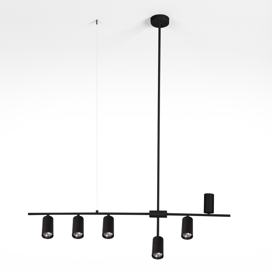 Brilagi - Ripplühter kaabliga CRANE 6xGU10/30W/230V must