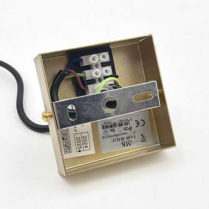 Brilagi - Ripplühter kaabliga CRISPINA 1xGU10/10W/230V kuldne