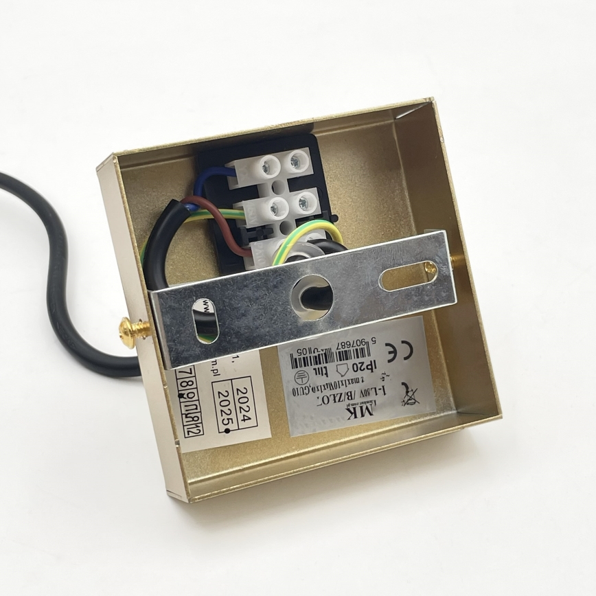 Brilagi - Ripplühter kaabliga CRISPINA 1xGU10/10W/230V kuldne