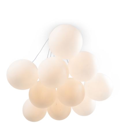 Brilagi - Ripplühter kaabliga GLOBE 10xE14/15W/230V valge