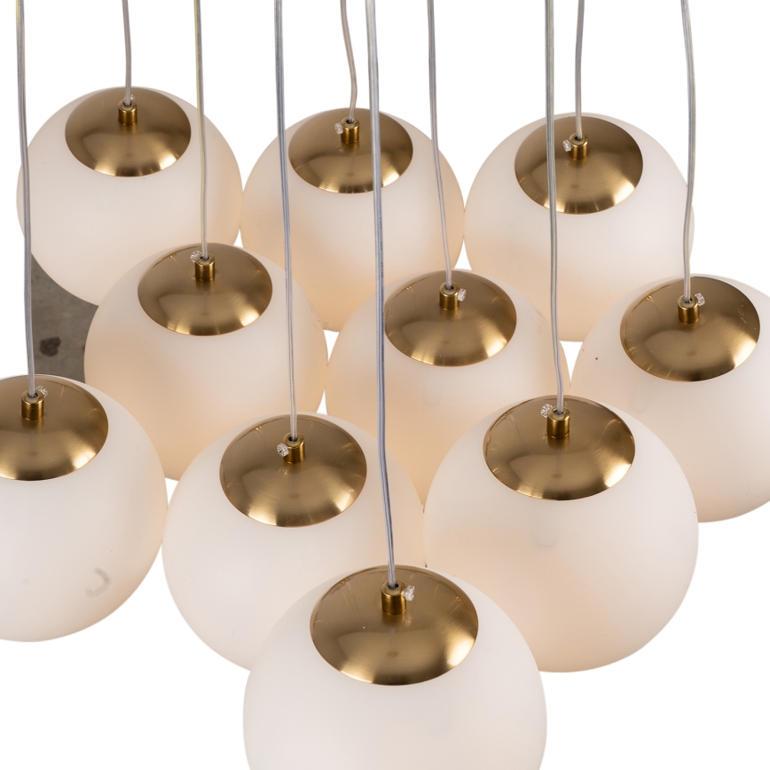 Brilagi - Ripplühter kaabliga GLOBE 10xE14/15W/230V valge